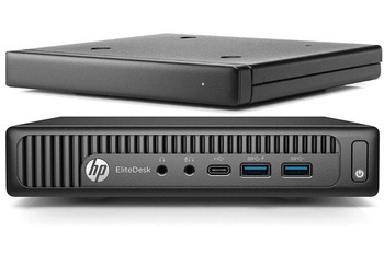 HP EliteDesk 800 G2 DM Desktop Mini G4400T 2.9GHz 8GB 120GB SSD Předinstalovaný Windows 10 Professional